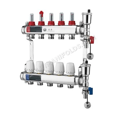 床暖房マニホールド通気口